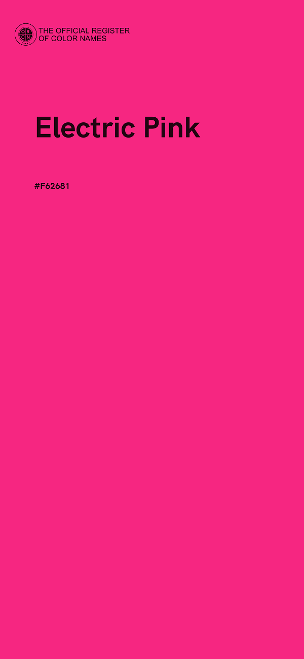 #F62681 - Electric Pink color image
