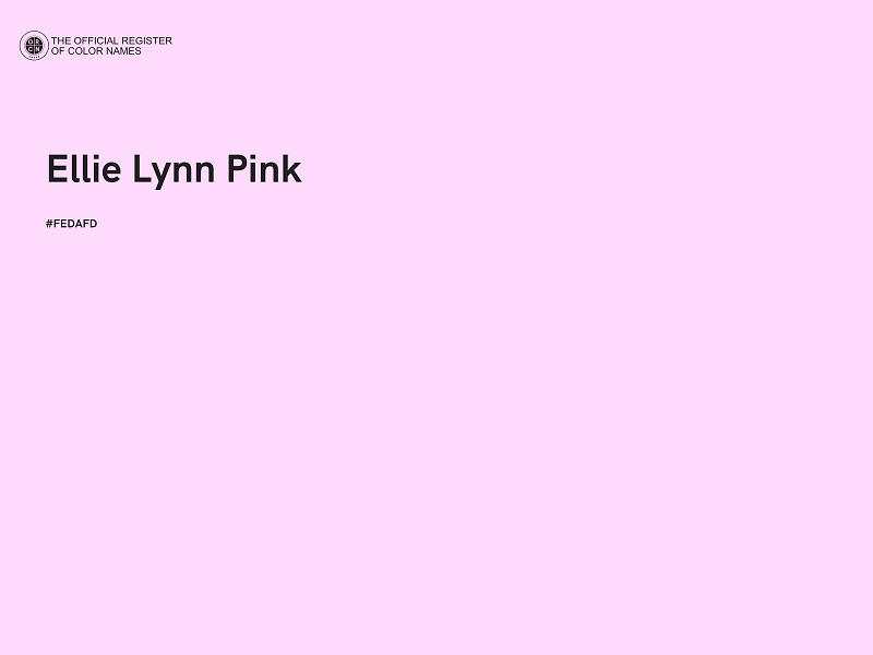 #FEDAFD - Ellie Lynn Pink color image