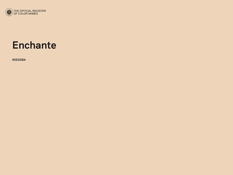 #EED5BA - Enchante color image