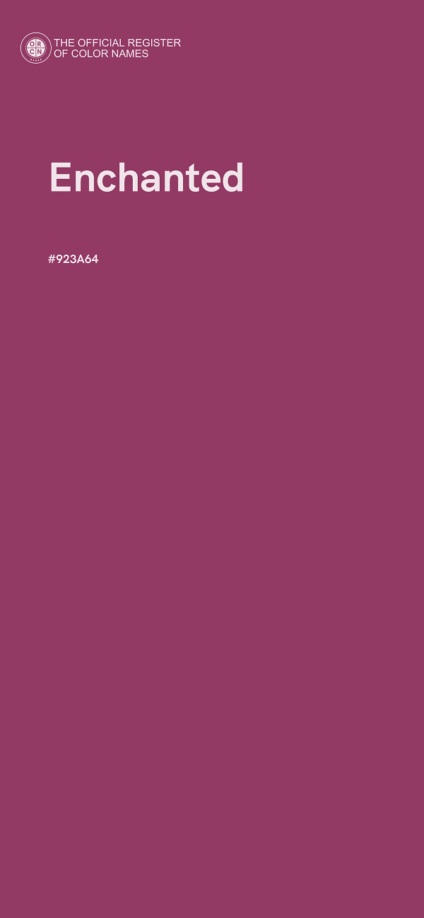 #923A64 - Enchanted color image