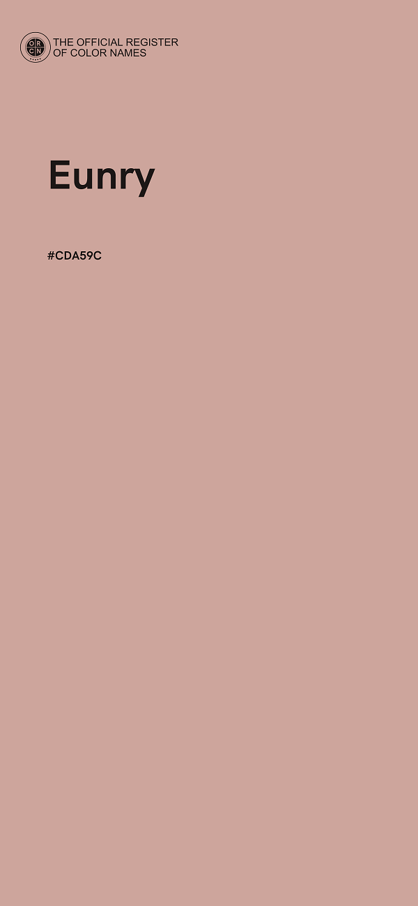 #CDA59C - Eunry color image