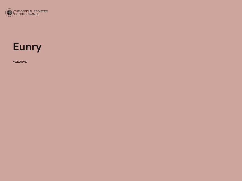 #CDA59C - Eunry color image
