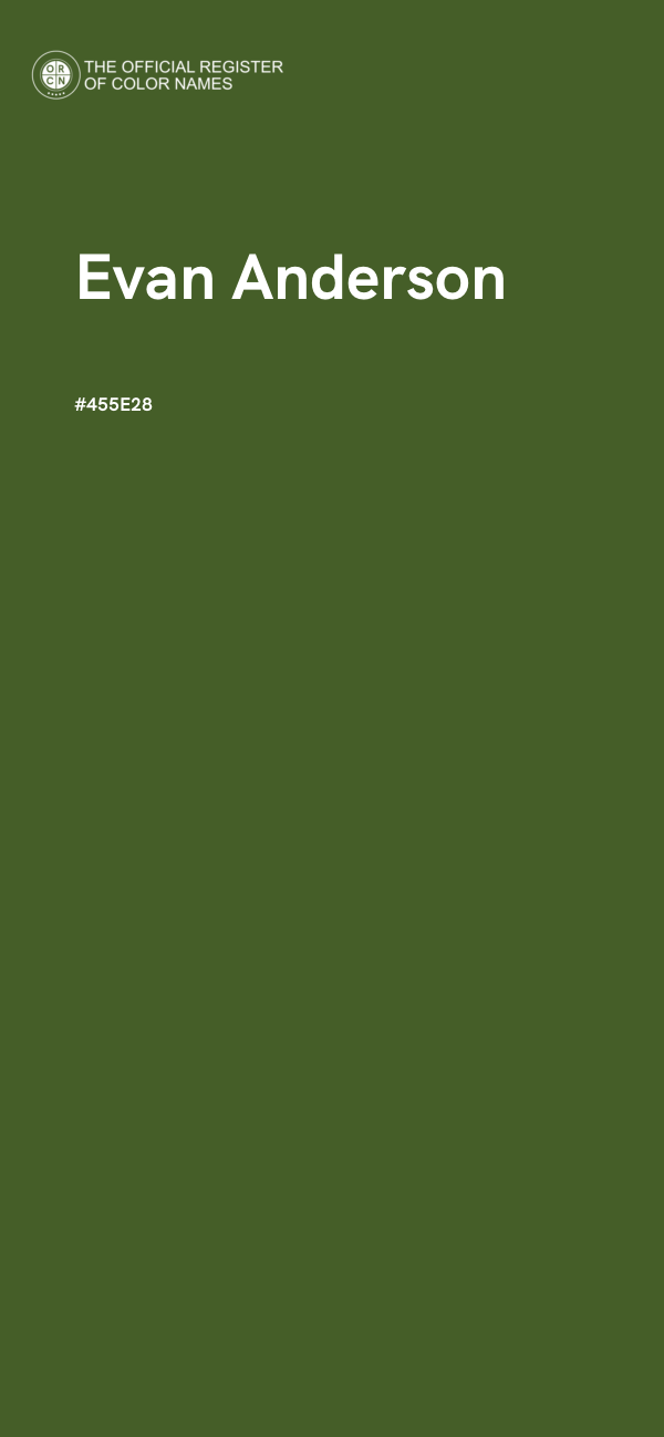 #455E28 - Evan Anderson color image