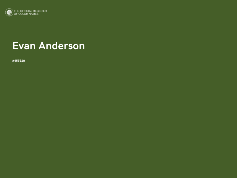 #455E28 - Evan Anderson color image