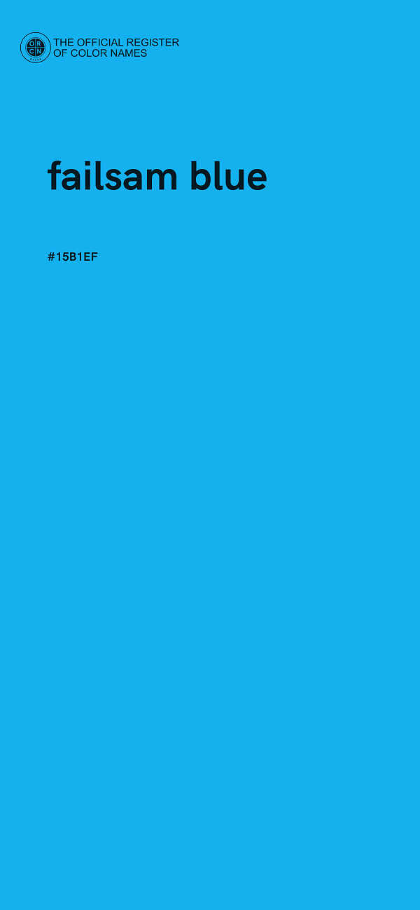 #15B1EF - failsam blue color image