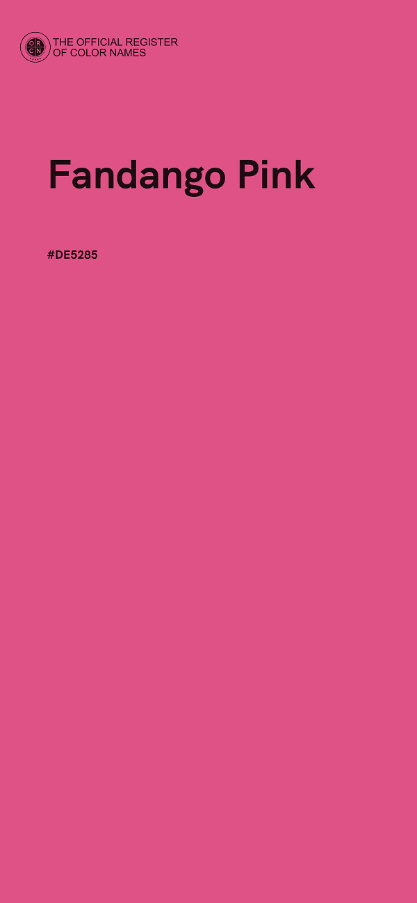 #DE5285 - Fandango Pink color image