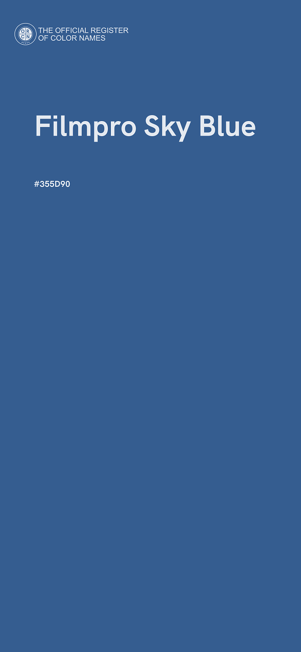 #355D90 - Filmpro Sky Blue color image