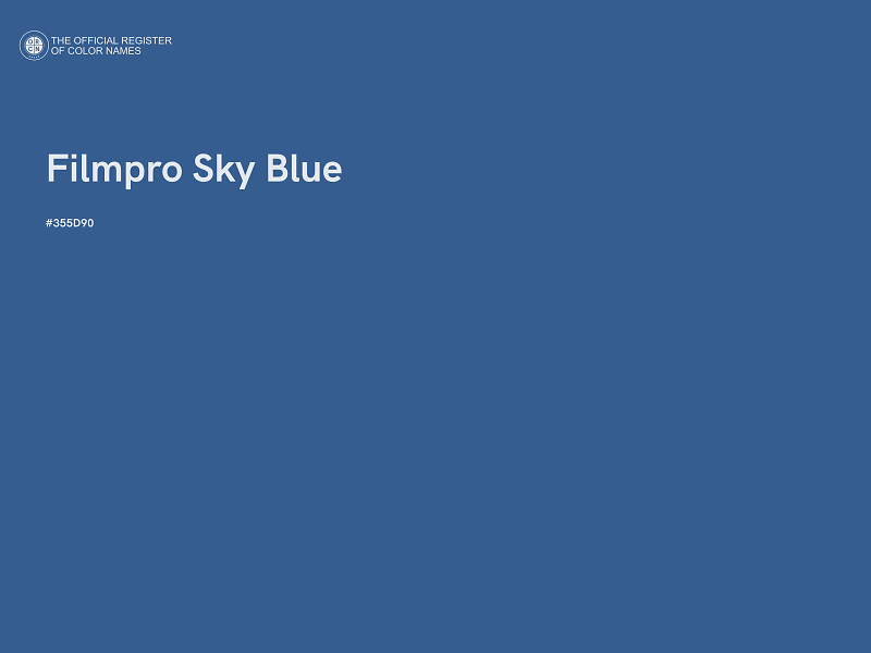 #355D90 - Filmpro Sky Blue color image