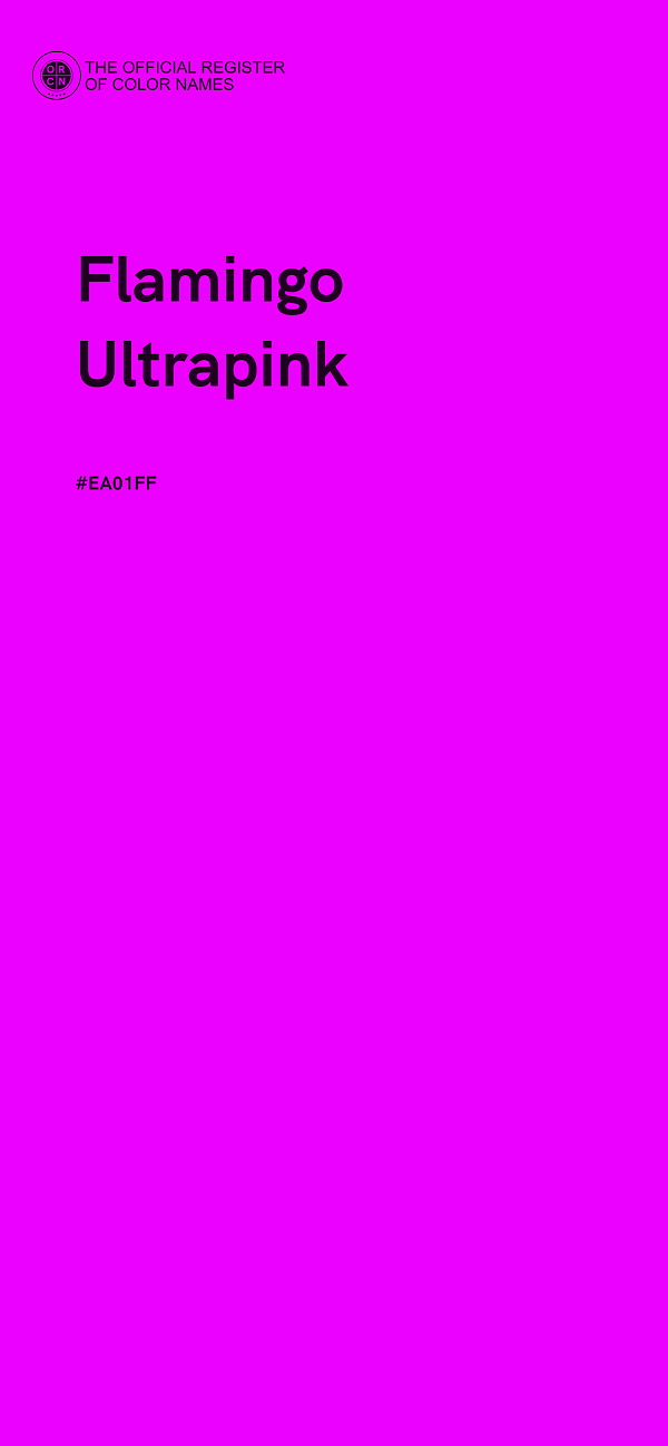 #EA01FF - Flamingo Ultrapink color image