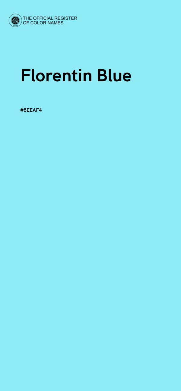 #8EEAF4 - Florentin Blue color image