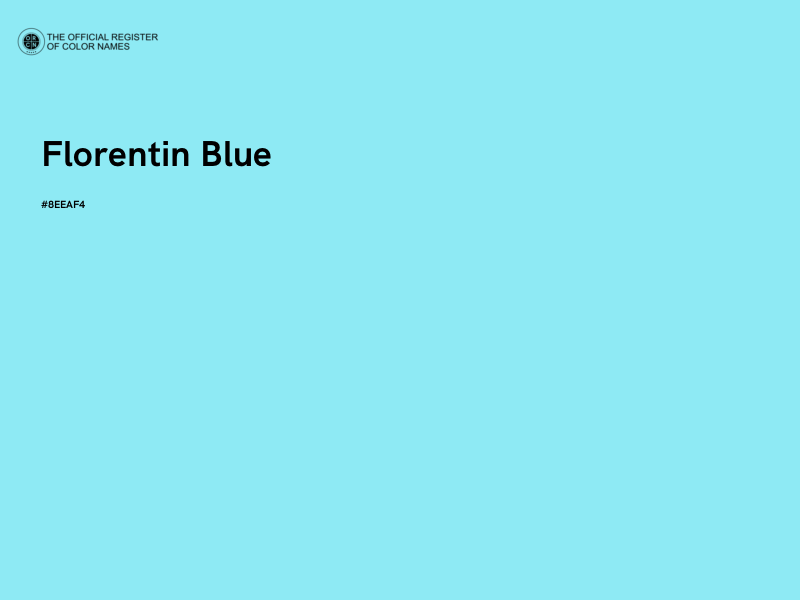 #8EEAF4 - Florentin Blue color image