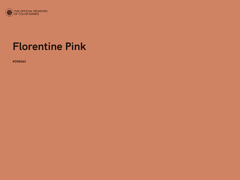 #D08363 - Florentine Pink color image