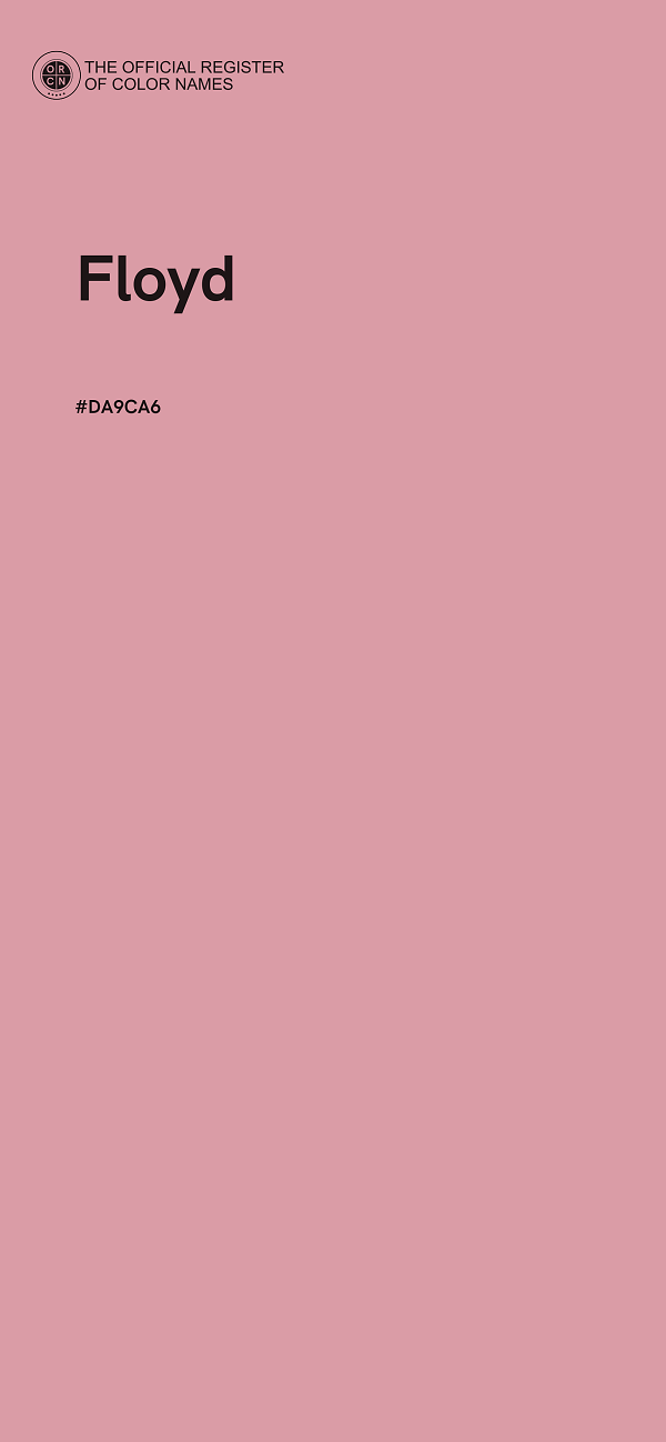 #DA9CA6 - Floyd color image