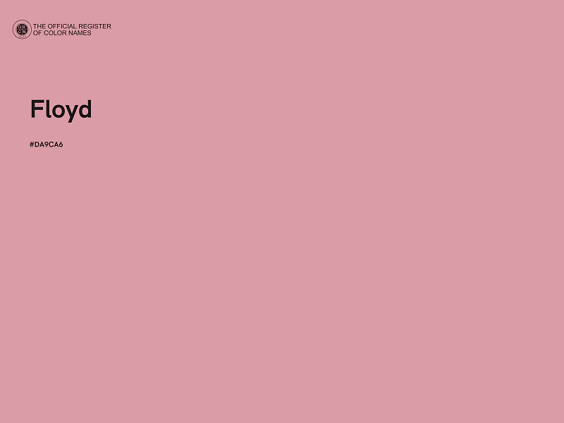 #DA9CA6 - Floyd color image