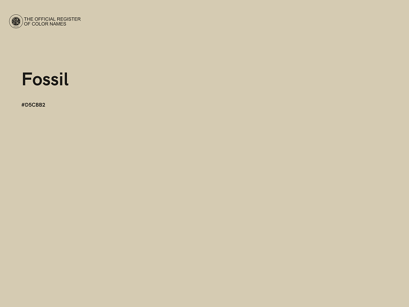 #D5CBB2 - Fossil color image