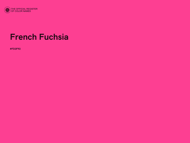 #FD3F92 - French Fuchsia color image