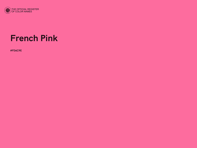 #FD6C9E - French Pink color image