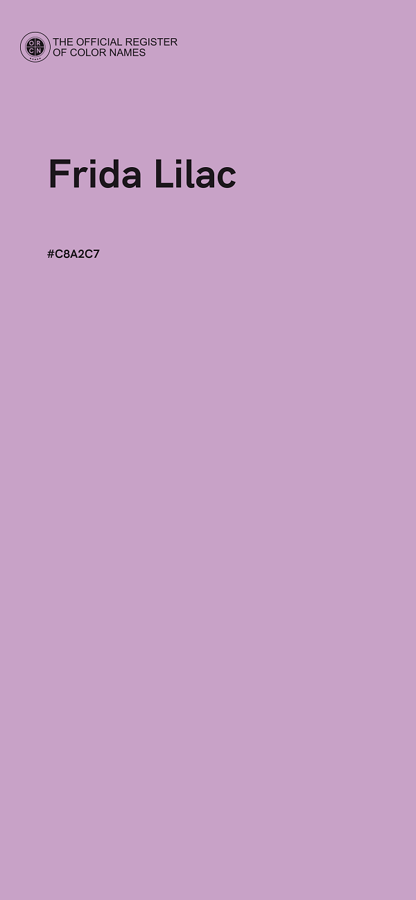 #C8A2C7 - Frida Lilac color image