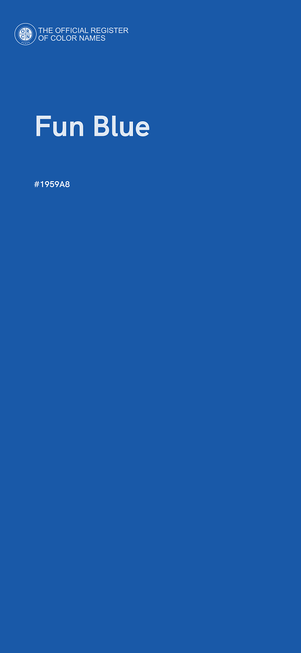#1959A8 - Fun Blue color image