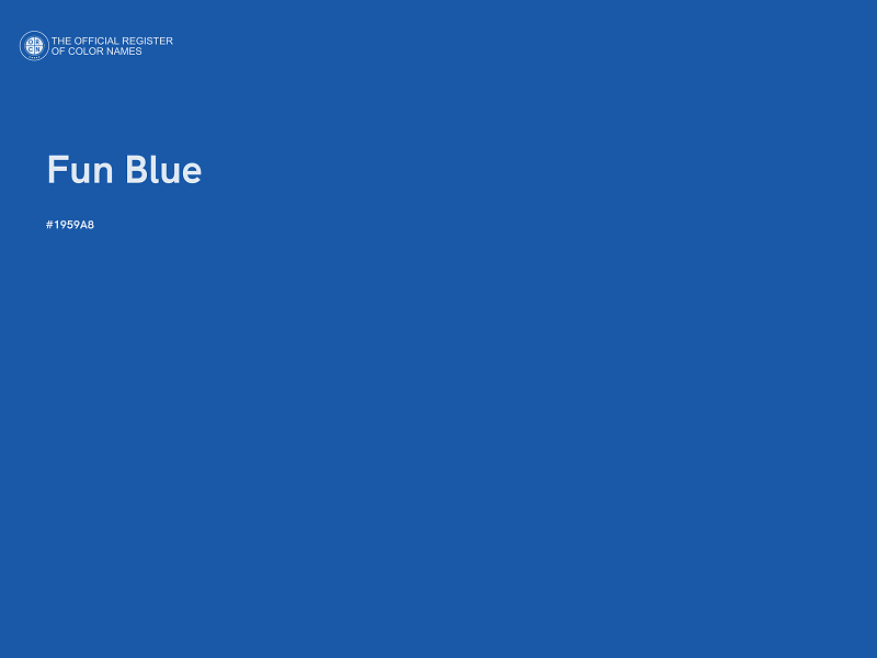 #1959A8 - Fun Blue color image