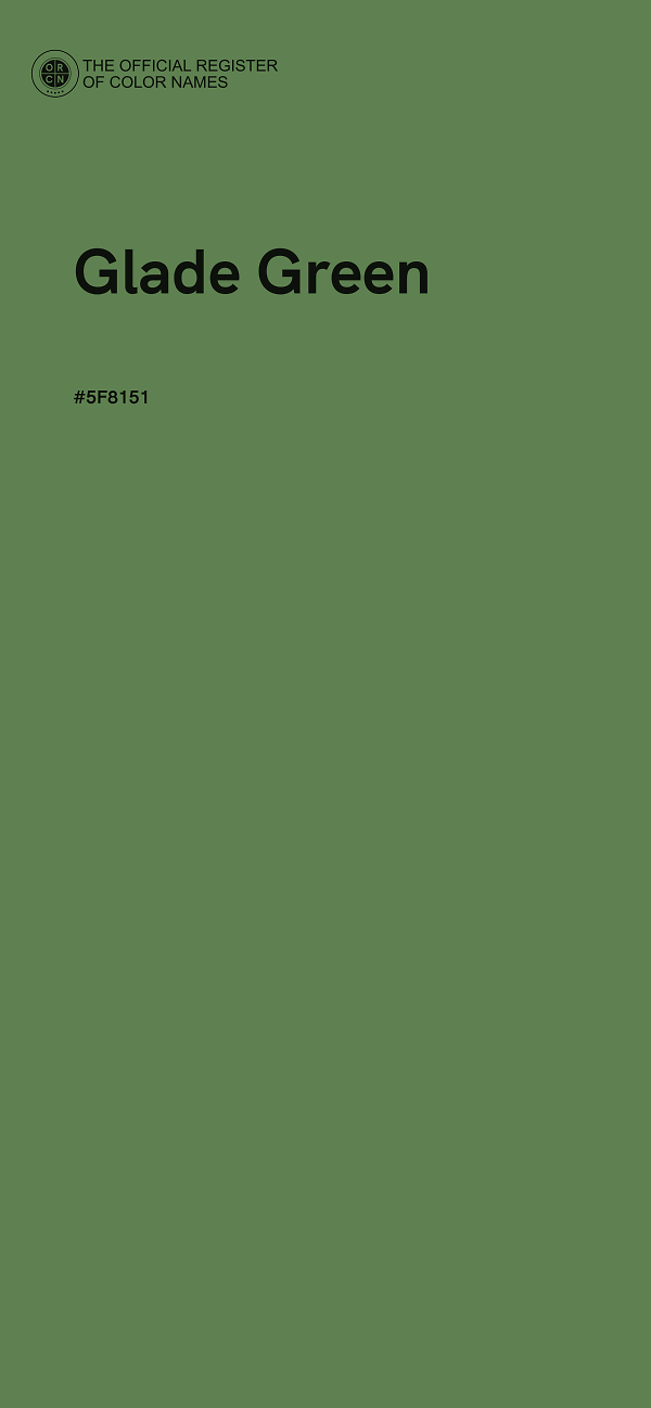 #5F8151 - Glade Green color image