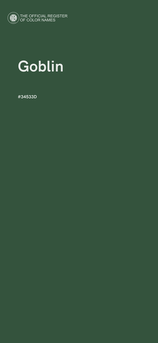 #34533D - Goblin color image