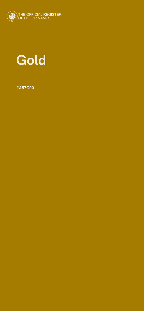 #A57C00 - Gold color image