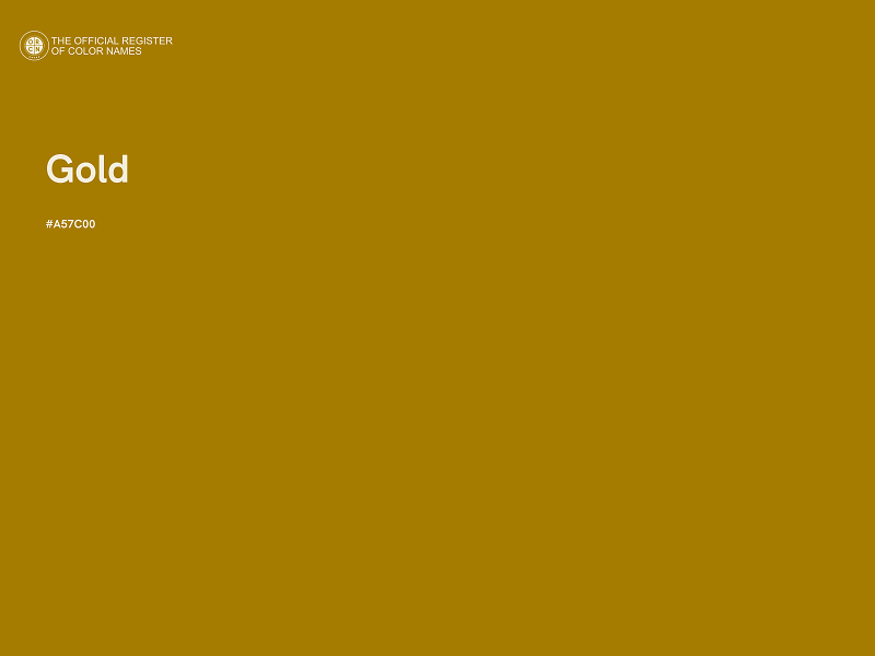 #A57C00 - Gold color image
