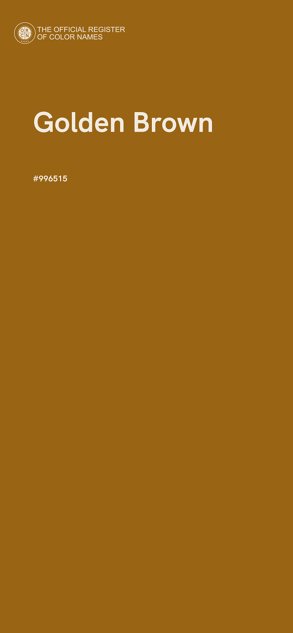 #996515 - Golden Brown color image