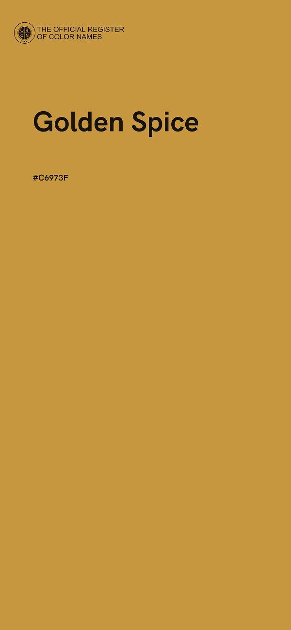 #C6973F - Golden Spice color image