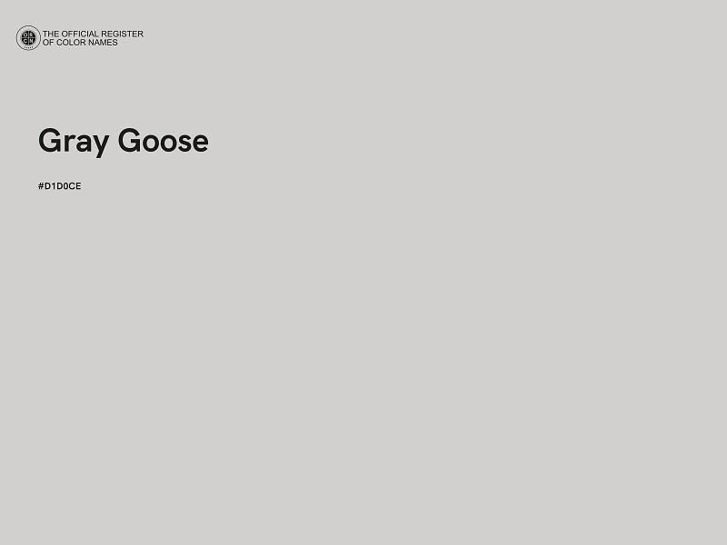 #D1D0CE - Gray Goose color image