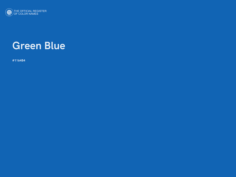 #1164B4 - Green Blue color image