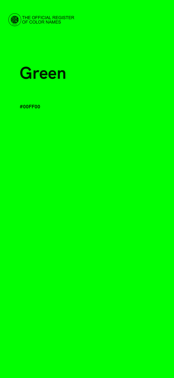 #00FF00 - Green color image