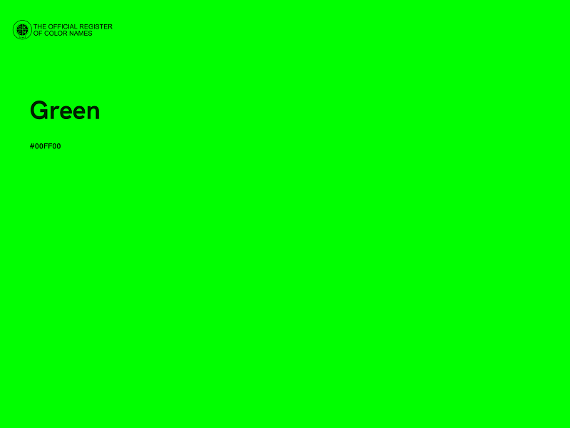 #00FF00 - Green color image