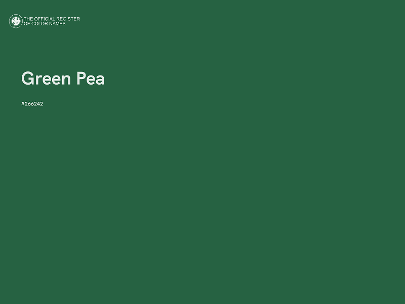 #266242 - Green Pea color image