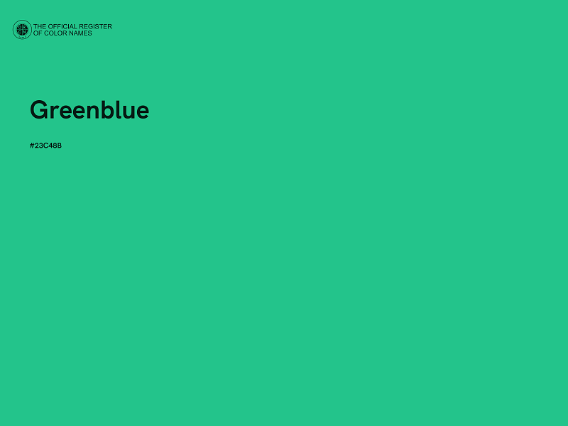 #23C48B - Greenblue color image
