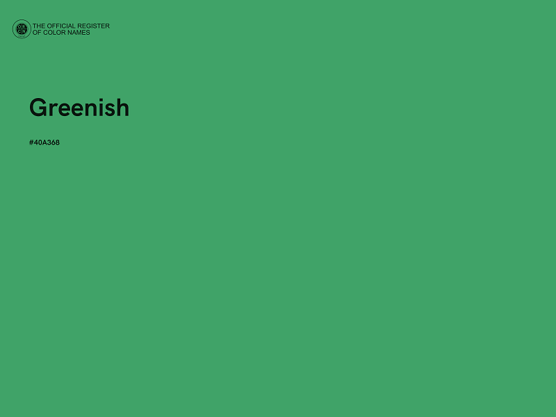 #40A368 - Greenish color image