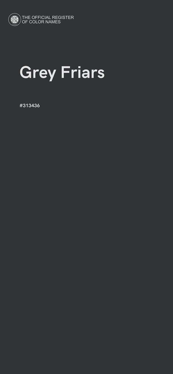 #313436 - Grey Friars color image