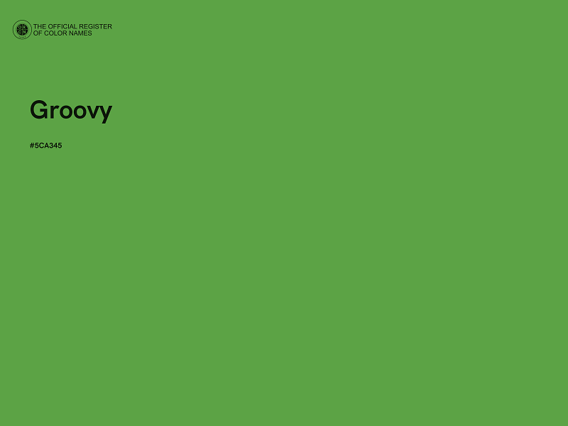 #5CA345 - Groovy color image