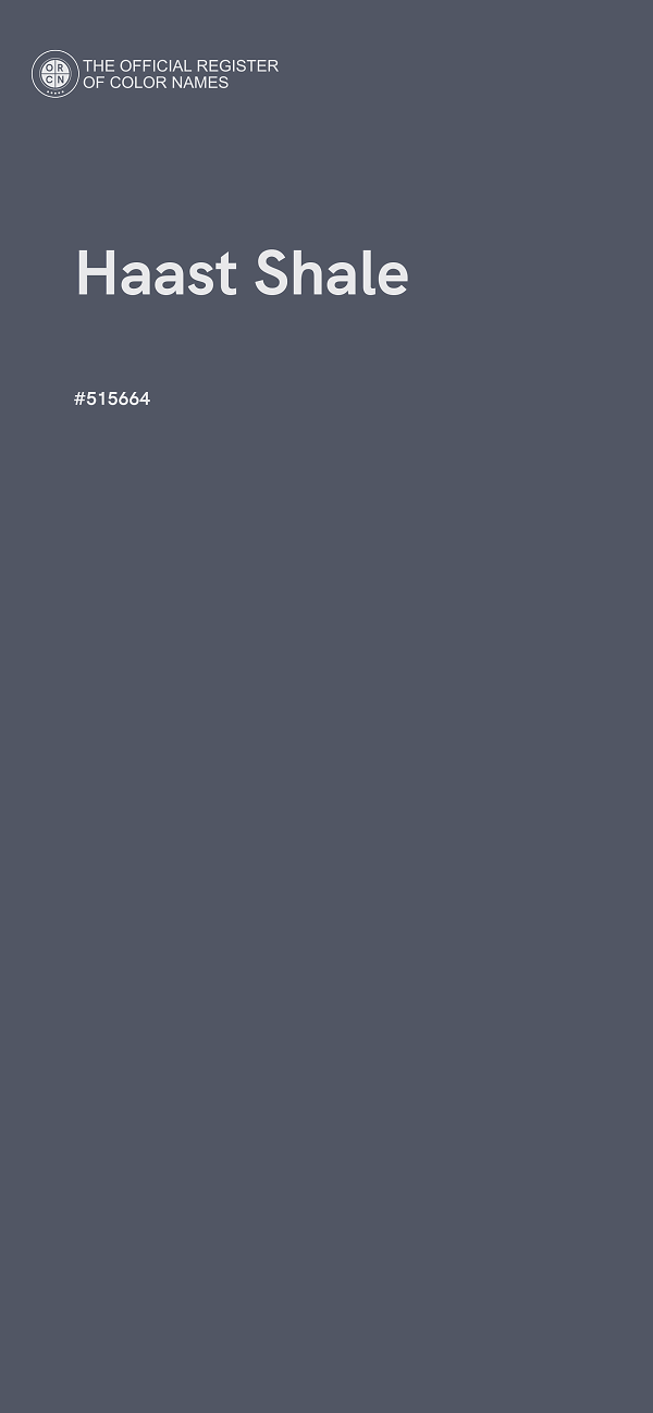 #515664 - Haast Shale color image