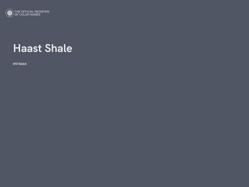 #515664 - Haast Shale color image