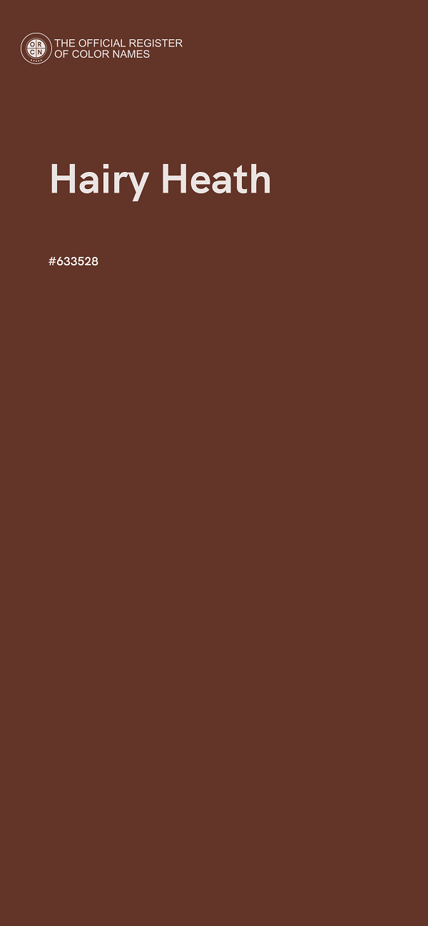 #633528 - Hairy Heath color image