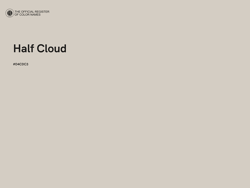 #D4CDC3 - Half Cloud color image