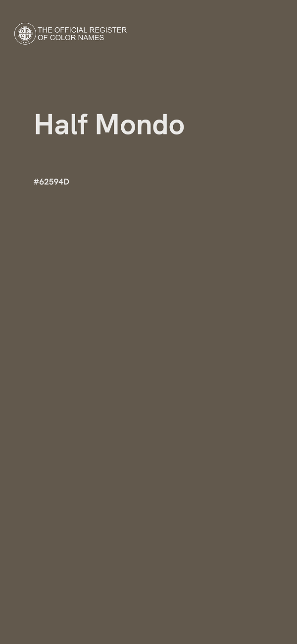 #62594D - Half Mondo color image