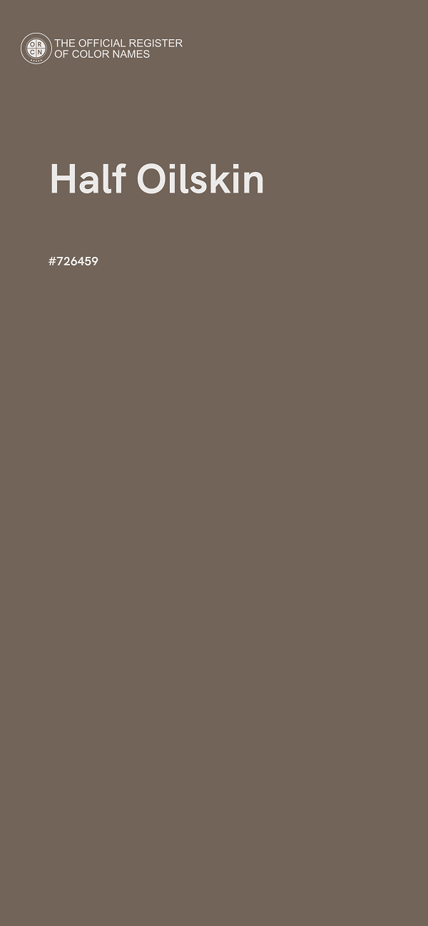 #726459 - Half Oilskin color image