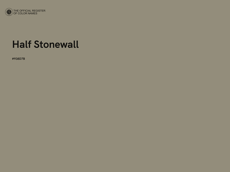 #938D7B - Half Stonewall color image
