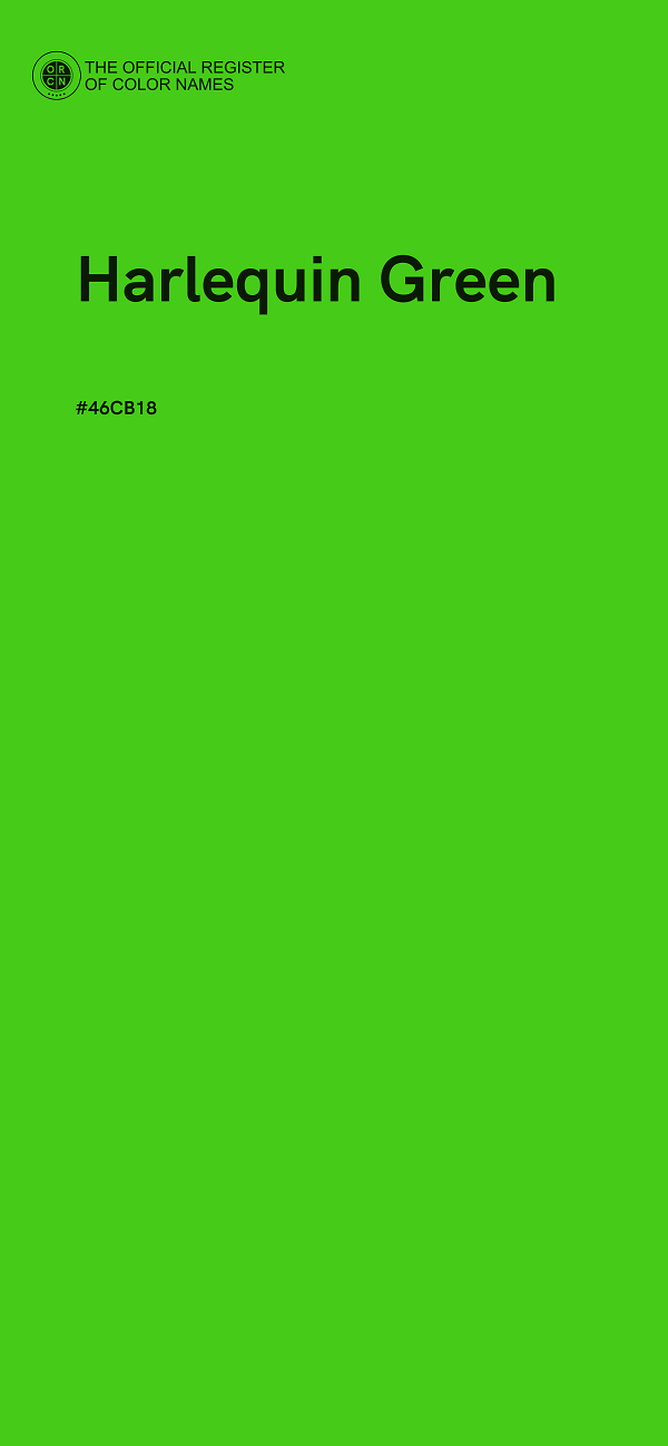 #46CB18 - Harlequin Green color image