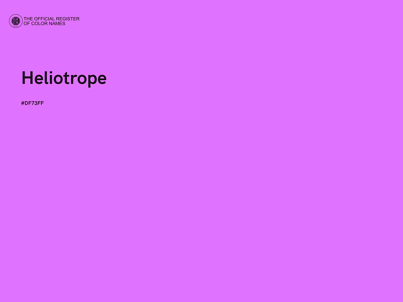 #DF73FF - Heliotrope color image