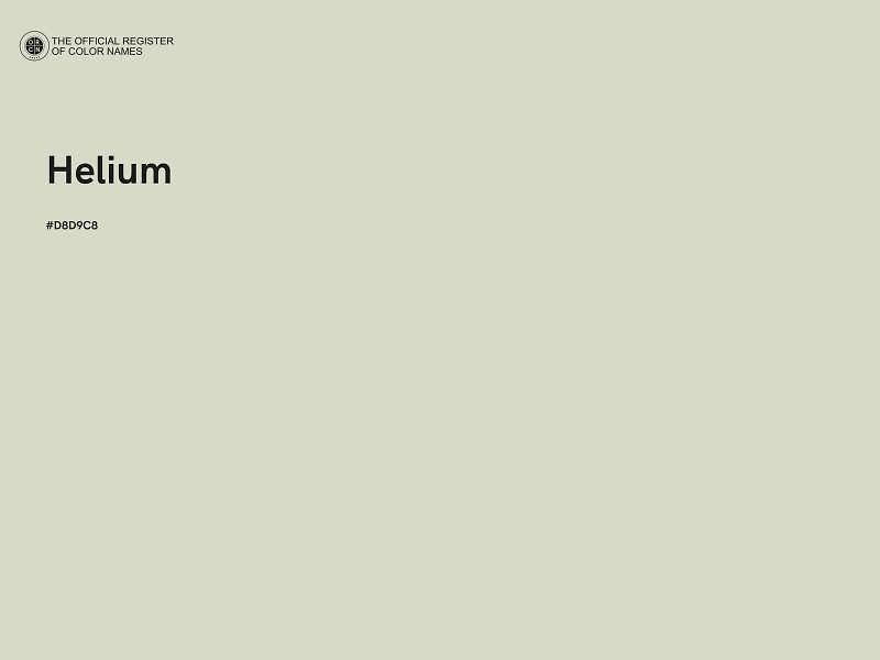 #D8D9C8 - Helium color image