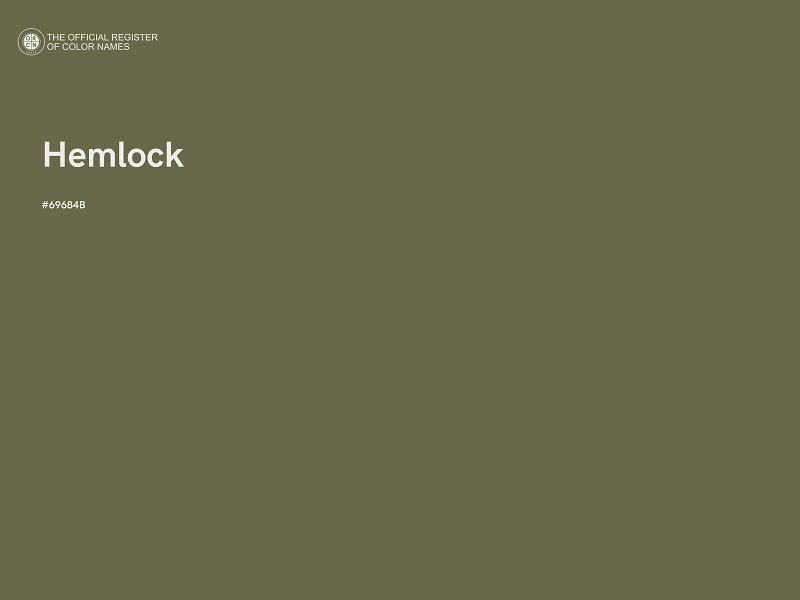 #69684B - Hemlock color image